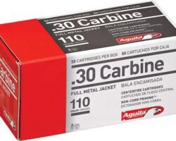 Aguila Ammunition .30 Carbine 110-Grain Centerfire Ammunition