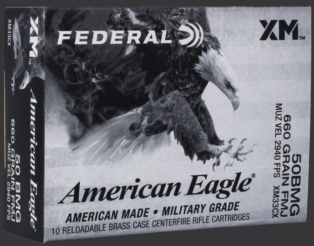 Best American Eagle .50 BMG 660-Gain Ammunition - 10 Rounds