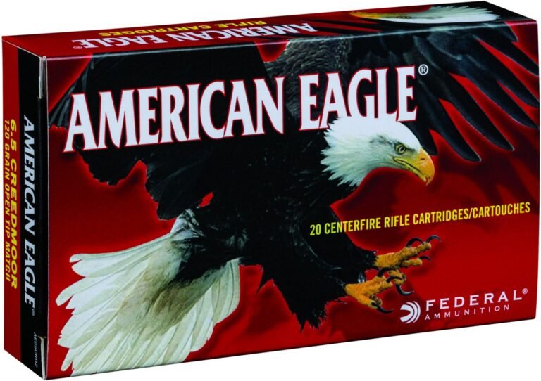 Best American Eagle Open Tip Match 6.5 Creedmoor 120-Grain Centerfire Rifle Ammunition