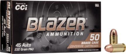 Best Blazer Brass .45 ACP 230-Grain Centerfire Pistol Ammunition - 50 Rounds