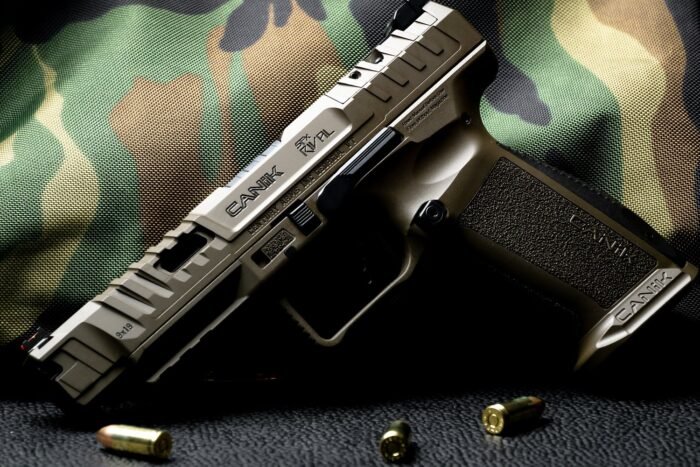Canik SFX Rival Patriot Brown 9mm 18 Round Pistol Bundle