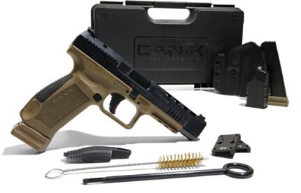 Canik TP9SFx 9mm Semiautomatic Pistol Right-Handed with tactical design