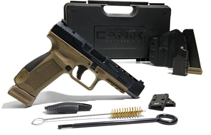 Canik TP9SFx 9mm Semiautomatic Pistol Right-Handed with tactical design