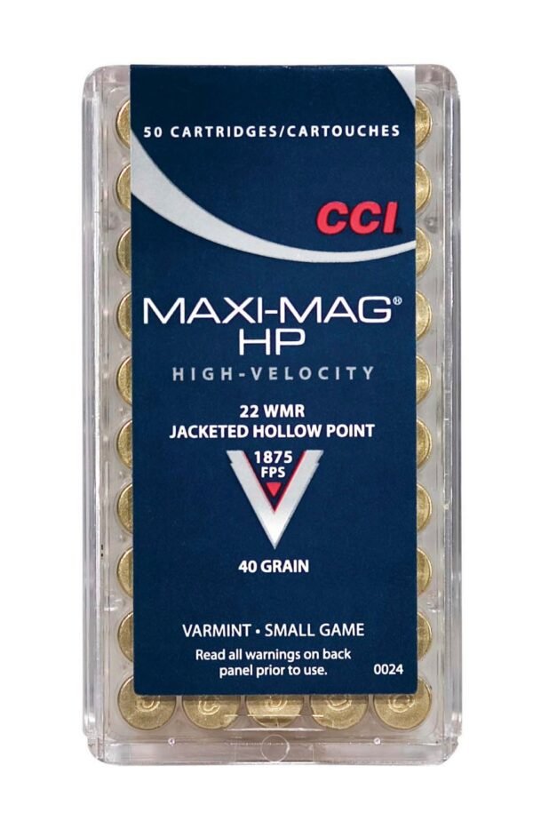 Best CCI Maxi-Mag .22 WMR 40-Grain Ammunition - 50 Rounds