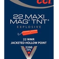 Best CCI Maxi-Mag TNT .22 Win Magnum 30-Grain Jacketed Hollow Point Rimfire Ammunition
