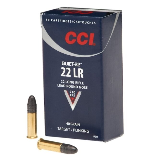 Best CCI Quiet .22 LR 40-Grain Rimfire Ammunition - 50 Rounds