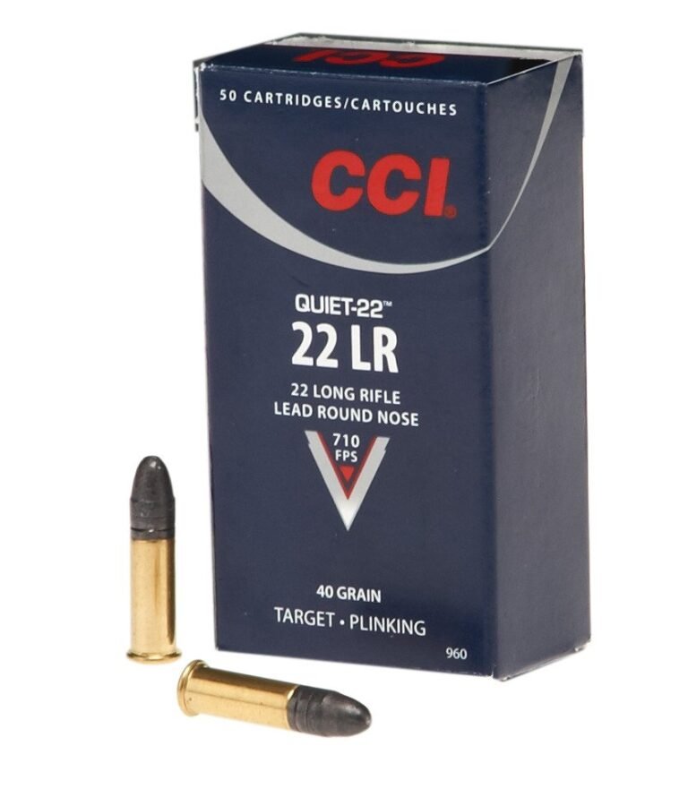 Best CCI Quiet .22 LR 40-Grain Rimfire Ammunition - 50 Rounds
