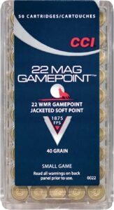 Best CCI Small Game Gamepoint .22 WMR 40-Grain PSP Rimfire Ammunition