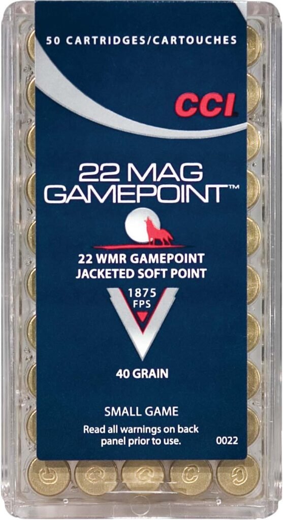 Best CCI Small Game Gamepoint .22 WMR 40-Grain PSP Rimfire Ammunition