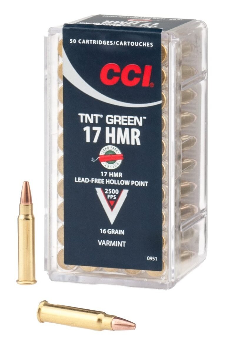 Best CCI® TNT Green .17 HMR 16-Grain Hollow-Point Rimfire Rifle Ammunition