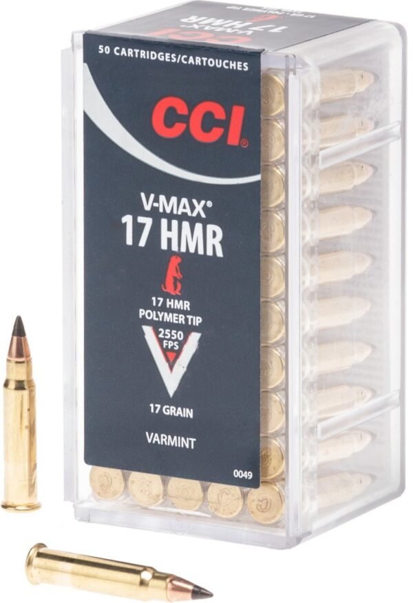 Best CCI V-MAX .17 HMR 17-Grain Rifle Ammunition - 50 Rounds