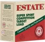 Best Estate Cartridge Super Sport Competition Target Load 12 Gauge Shotshells - 25 Rounds