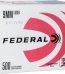 Best Federal Champion FMJ 9 mm Luger 115-Grain Pistol Ammunition - 500 Rounds