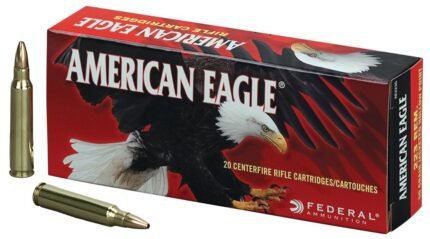 Best Federal Premium American Eagle .223 Remington 50 Grain Jacketed Hollow Point Ammunition - 20 Rounds