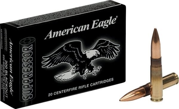 Federal Premium American Eagle.300 AAC Blackout 220-Grain Centerfire Rifle Ammunition deliver power & Consistency
