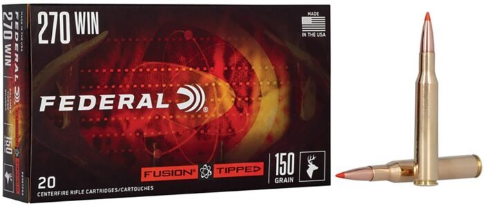 Best Federal Premium Ammunition Fusion Tipped .270 Winchester Centerfire Ammunition - 20 Rounds