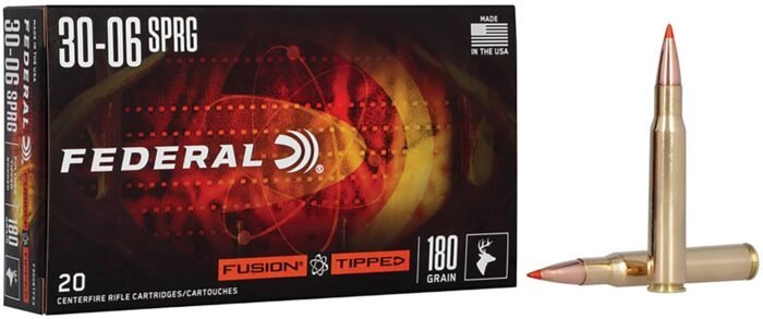 Best Federal Premium Ammunition Fusion Tipped .30-06 Springfield 180-Grain Centerfire Rifle Ammunition