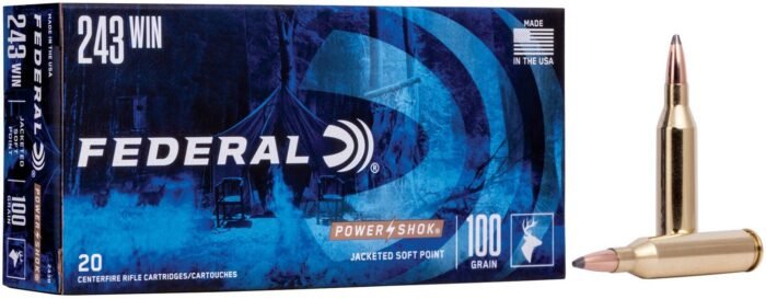 Best Federal Premium Ammunition Power-Shok .243 Winchester 100-Grain Centerfire Rifle Ammunition