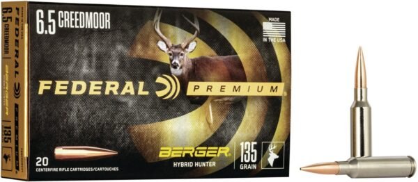 Federal Premium Berger Hybrid Hunter 6.5 Creedmoor 135-Grain