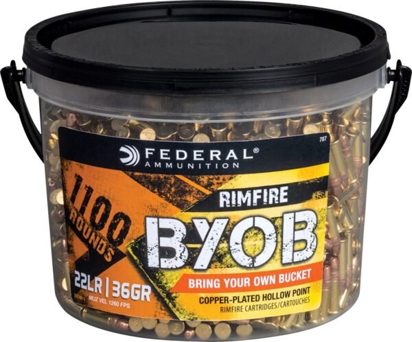 Best Federal Premium BYOB .22 LR 36-Grain CPHP Rimfire Ammunition