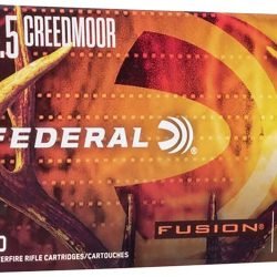 Federal Premium Fusion Tipped 6.5 Creedmoor 140-Grain Centerfire Rifle Ammunition best for Hunting