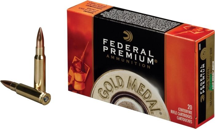 Federal Premium Gold Medal Sierra MatchKing .308 Winchester 168-Grain Centerfire Rifle Ammunition Reliable option