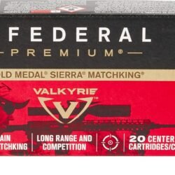 Get the Federal Premium Gold Metal Sierra MatchKing .224 Valkyrie 90-Grain BTHP Ammunition - 20 Rounds
