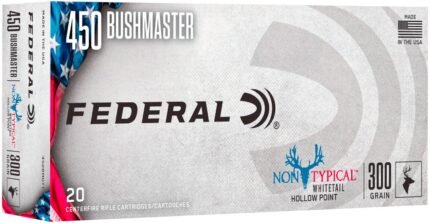 Box of 20 Federal Premium Non-Typical .450 Bushmaster 300-Grain Centerfire Hunting Rounds