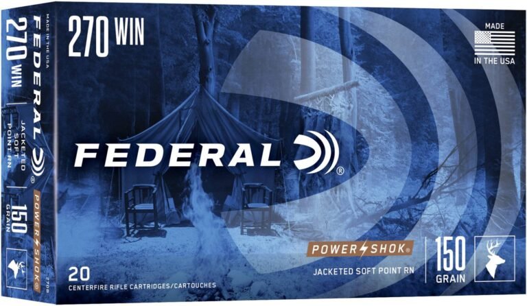 Federal Premium Power-Shok .270 Winchester 150-Grain Centerfire best Rifle Ammunition
