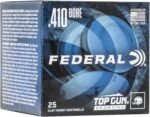 high velocities Federal Premium Top Gun .410 Bore Shotshells - 25 Rounds