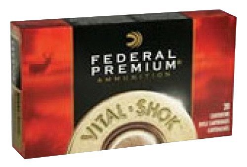 High energy Federal Premium Vital-Shok .270 Win 140-Grain Trophy Bonded Tip Centerfire Rifle Ammunition
