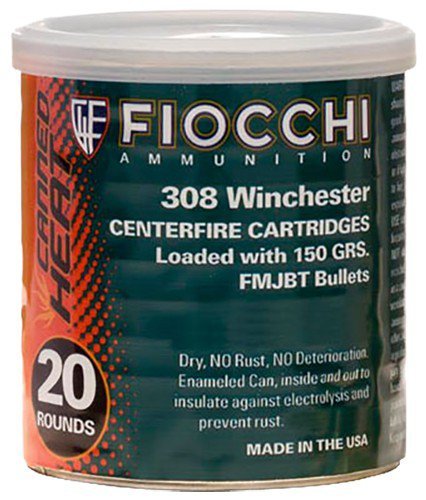 Fiocchi 150-Grain Full Metal Jacket Boat Tail Centerfire Rifle Ammunition cabinet