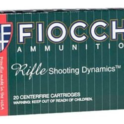 Fiocchi Rifle Shooting Dynamics Pointed Soft Point Centerfire Rifle Ammunition Ideal for target shooting