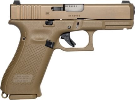 GLOCK 19 - G19X Gen5 NS 9mm Compact 17-Round Pistol with a sleek design