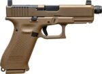 GLOCK 19x MOS 9mm Luger Double-Action Pistol with coyote tan finish