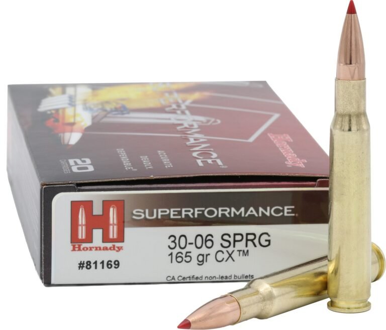Hornady 30-06 Springfield 165-Grain CX Superformance Ammunition - 20 Rounds