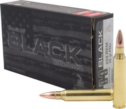Hornady BLACK™ FMJ .223 Remington 62-Grain Rifle Ammunition - 20 Rounds