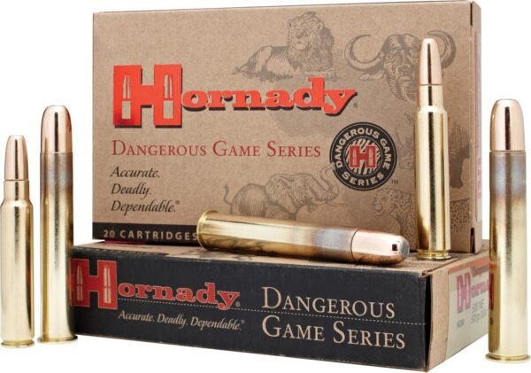 Hornady Dangerous Game 450 Nitro Express 400-Grain Rifle Ammunition - 20 Rounds