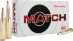 Hornady ELD Match 6.5 Creedmoor 140-Grain Rifle Ammunition - 20 Rounds