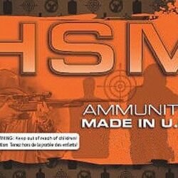HSM Berger Bullets Trophy Gold 300 AAC Blackout/Whisper 208-Grain Centerfire Rifle Rounds