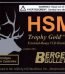 HSM Berger Bullets Trophy Gold Centerfire Rifle Ammunition