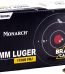 Monarch 9mm Luger 115-Grain FMJ Centerfire Brass Ammunition - 250 Rounds