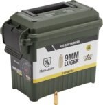 Monarch 9mm Luger 115-Grain FMJ Centerfire Brass Ammunition - 450 Rounds