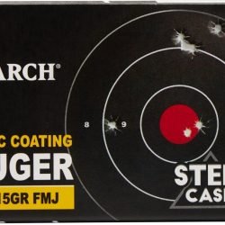 Monarch 9mm Luger FMJ 115 GR Steel Case