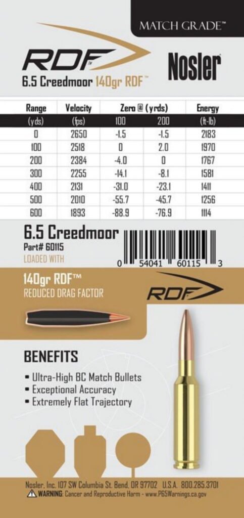 Nosler Match Grade .223 Remington 70 Grain RDF Hollow Point Boat Tail Ammunition - 20 Rounds