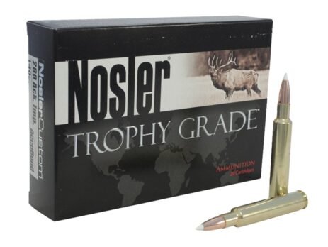 Nosler Trophy Grade AccuBond Centerfire Rifle Ammunition