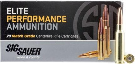 SIG SAUER Elite Performance Match Grade 6.5 Creedmoor 140-Grain Centerfire Rifle Ammunition