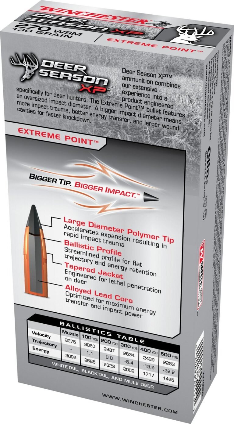 Winchester Deer Season XP .270 WSM 130-Grain Rifle Ammunition