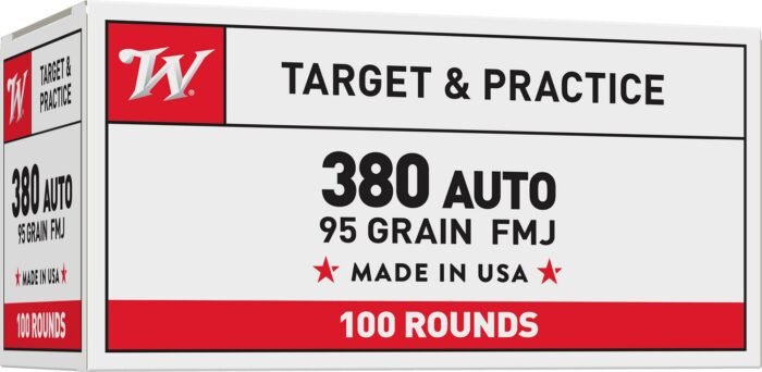 Winchester Full Metal Jacket .380 Automatic 95-Grain Ammunition