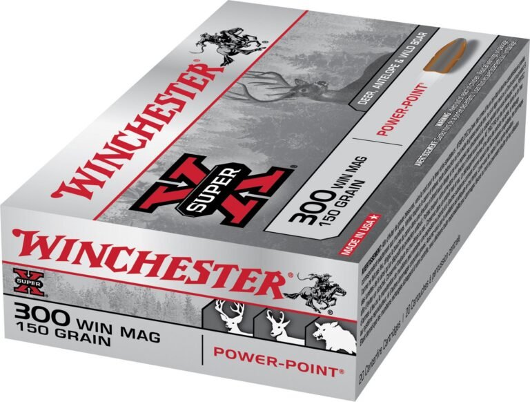 Winchester Magnum Super-X 300 Caliber 150-Grain Power-Point